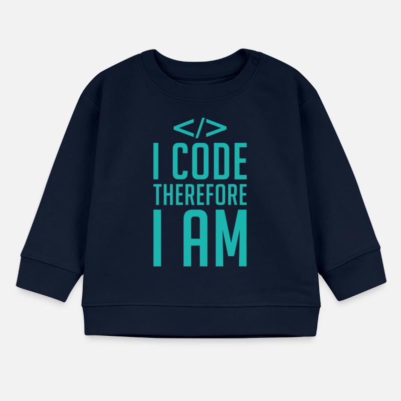 Programmierer Entwickler Coder Code Baby Organic Sweatshirt Baby Changer von Stanley/Stella