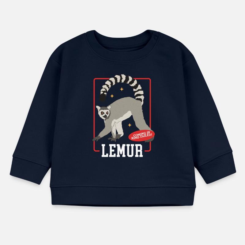 Lemurs Ring-tailed lemur Ringtail Lemure Gift Baby Sweatshirt by Stanley/Stella