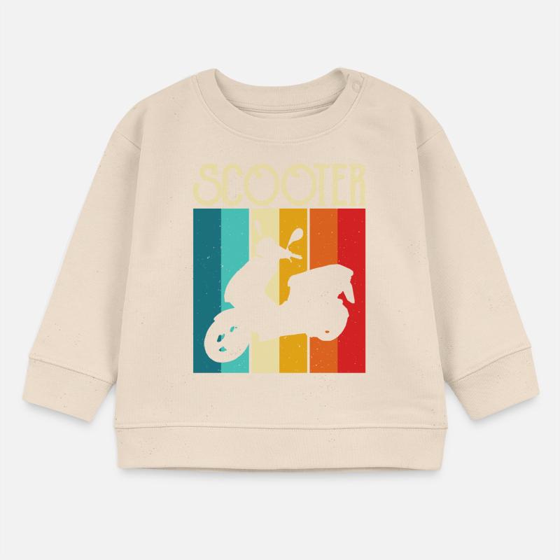 Roller Rollerfahrer Motorroller Baby Organic Sweatshirt Baby Changer von Stanley/Stella