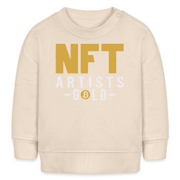 NFT - Baby Organic Sweatshirt Baby Changer von Stanley/Stella - Natur - Vorne