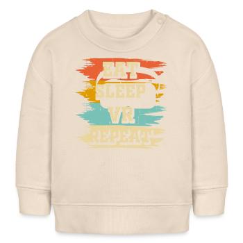 VR Virtual Reality - Baby Sweatshirt by Stanley/Stella - soft Ecru - Front