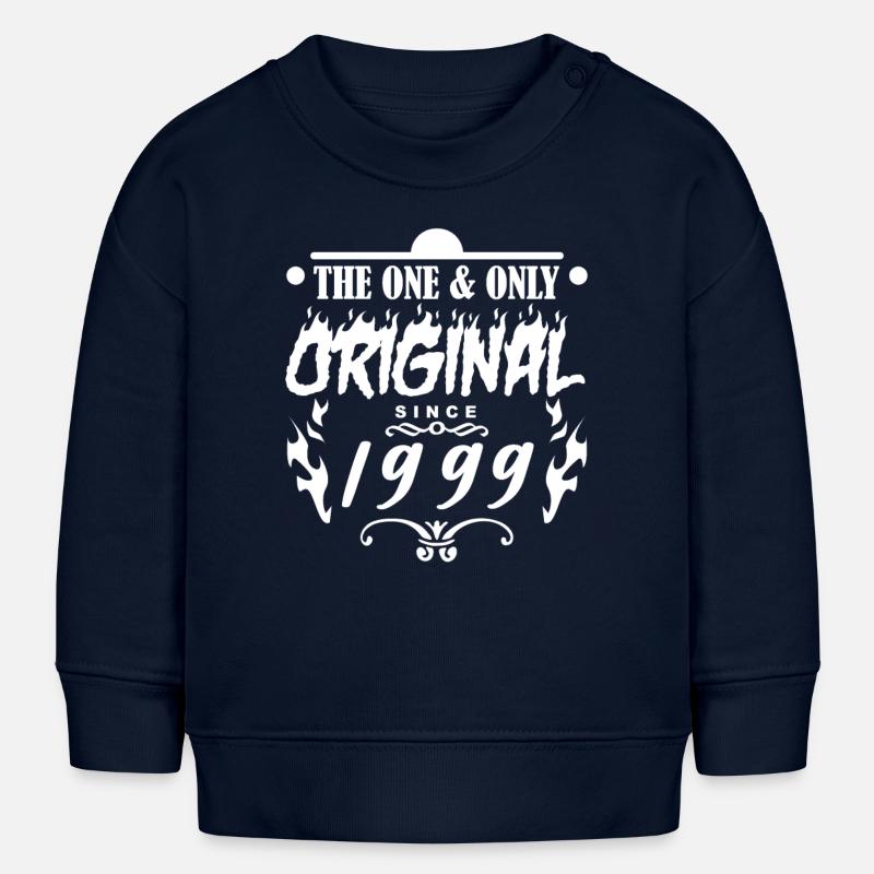 1999 - Année de construction 1999 - Année de construction 1999 - Sweat bébé bio Stanley/Stella - bleu marine