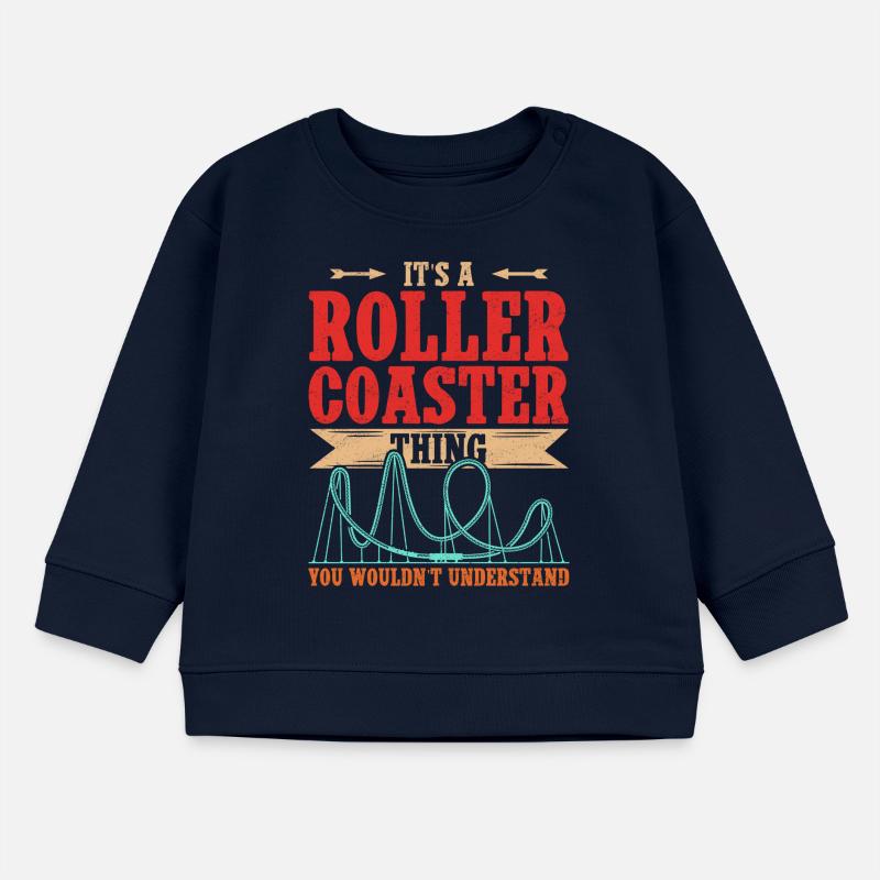 Roller Coaster Roller Coaster Gift Baby Sweatshirt by Stanley/Stella