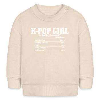 K-Pop Fan Gift Korean Pop Music - Baby Sweatshirt by Stanley/Stella - soft Ecru - Front