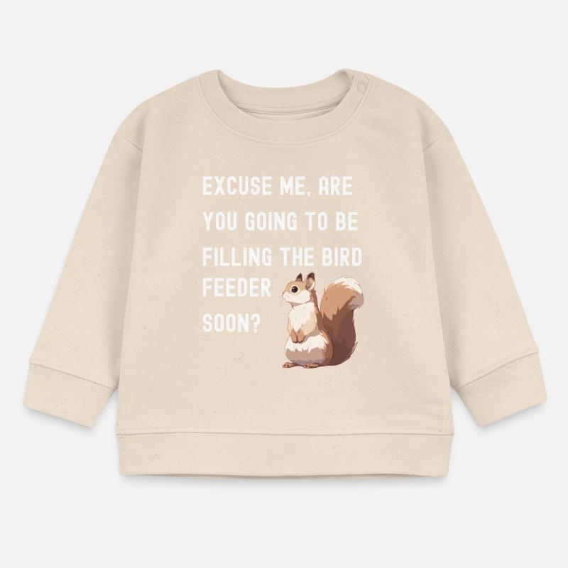 Vogelfutter Eichhörnchen Baby Organic Sweatshirt Baby Changer von Stanley/Stella