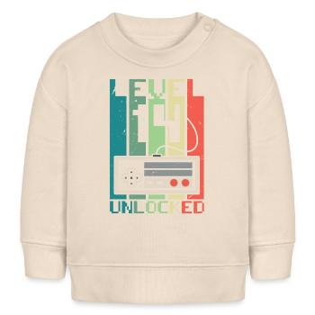 Level 14 freigeschaltet - Baby Organic Sweatshirt Baby Changer von Stanley/Stella - Natur - Vorne