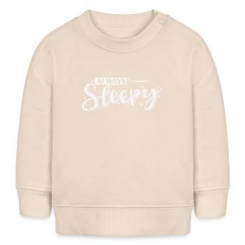 Toujours somnolent dormant nuit rêver - Sweat bébé bio Stanley/Stella - écru doux - Devant