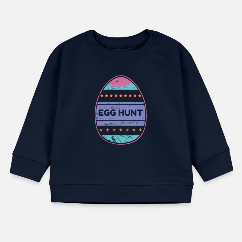 Egg Hunt Easter Bunny Easter Eggs Baby Sweatshirt by Stanley/Stella