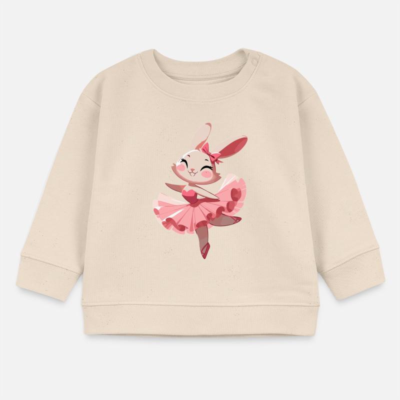 Bunny dancing Baby Sweatshirt by Stanley/Stella