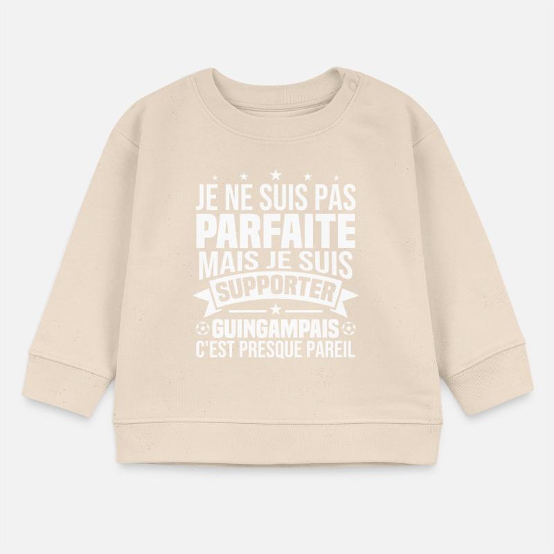 Nicht perfekt, aber ich bin ein Guingamp-Fan Baby Organic Sweatshirt Baby Changer von Stanley/Stella