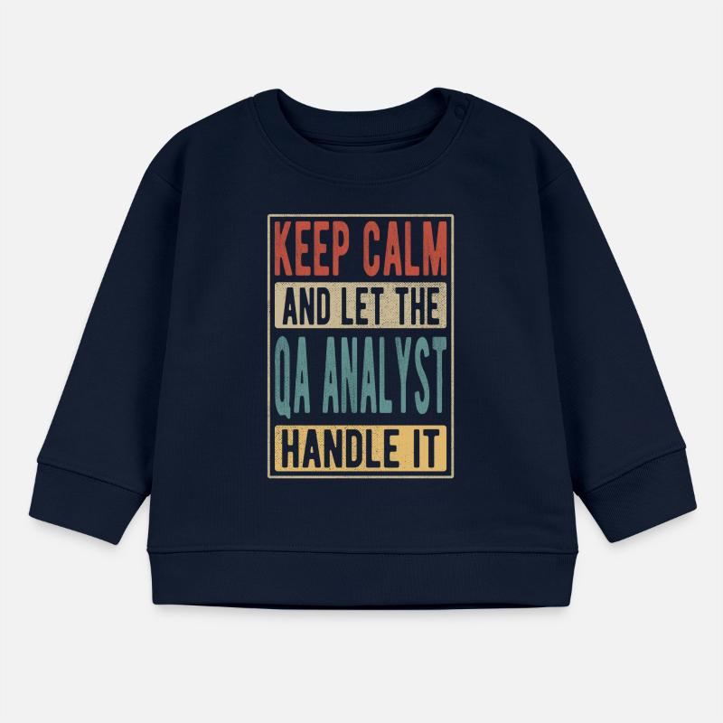 Qa Analyst Retro Gift Baby Sweatshirt by Stanley/Stella