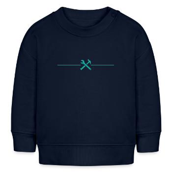Travail de la fête du Travail aux États-Unis - Sweat bébé bio Stanley/Stella - bleu marine - Devant
