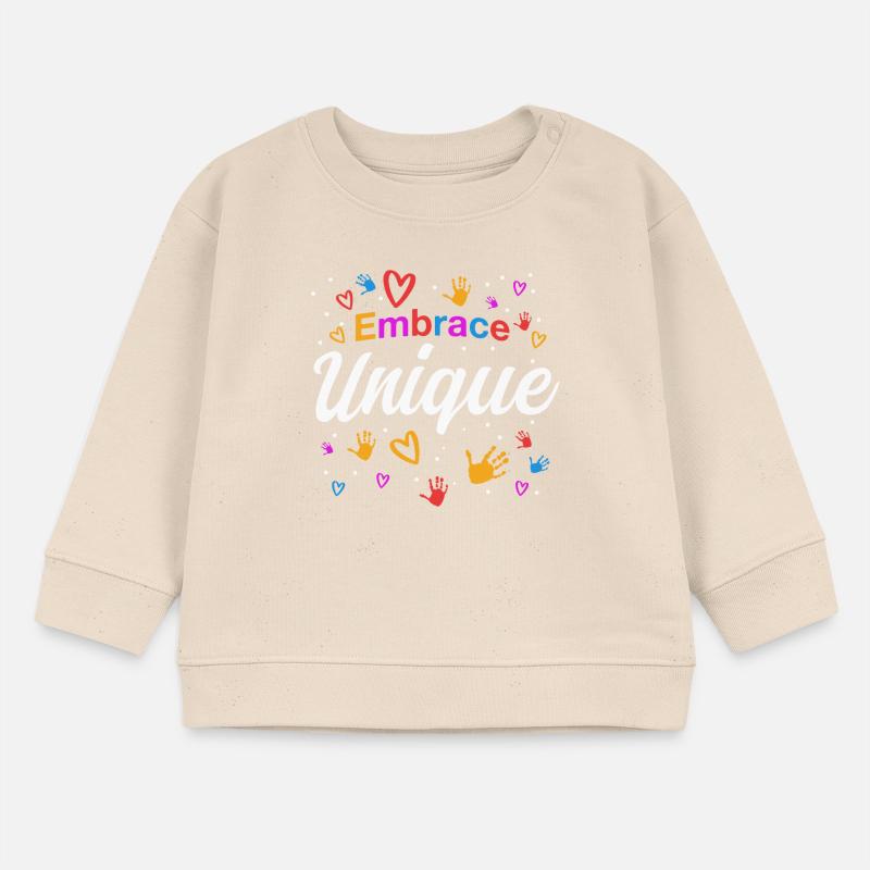 Autismus Geschenkidee Baby Organic Sweatshirt Baby Changer von Stanley/Stella