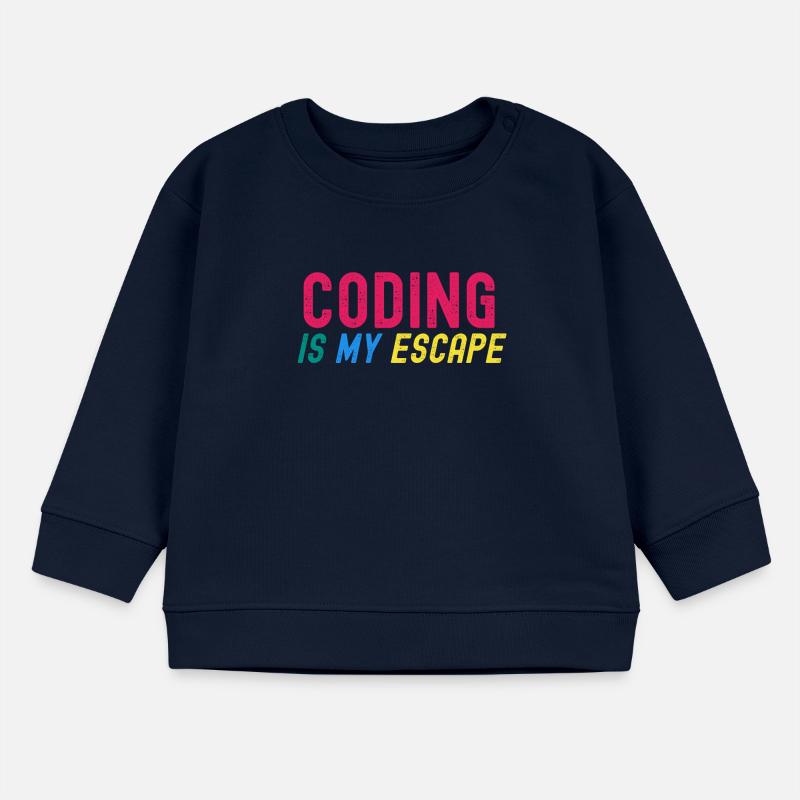 Le codage est mon échappatoire Sweat bébé bio Stanley/Stella