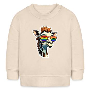 LGBTQ - Sweat bébé bio Stanley/Stella - écru doux - Devant
