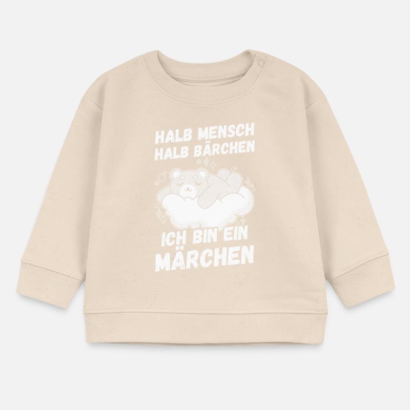 Half Human, Half Bear Baby Sweatshirt by Stanley/Stella