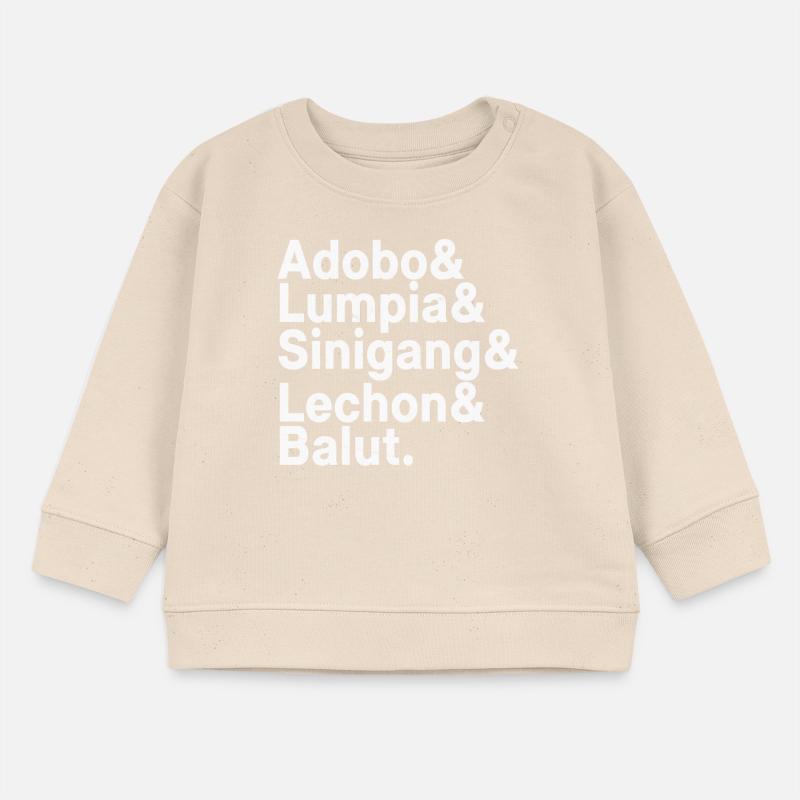 Philippinisches Essen Baby Organic Sweatshirt Baby Changer von Stanley/Stella