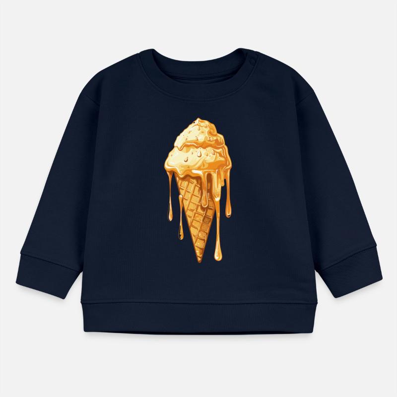 Verschmolzenes Eiscreme Wunder Baby Organic Sweatshirt Baby Changer von Stanley/Stella