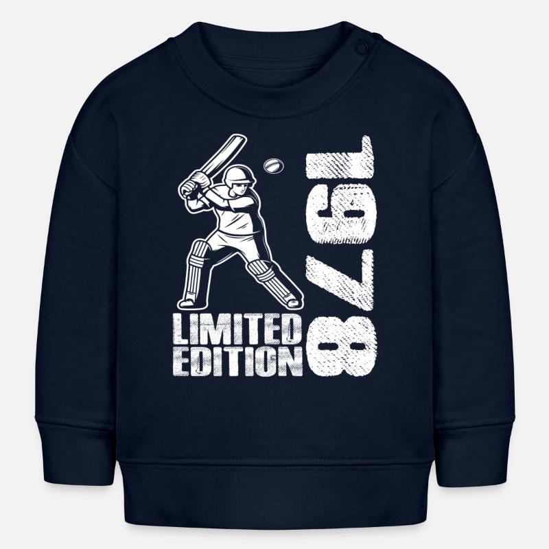 Édition limitée 1978 Édition limitée Cricket - Sweat bébé bio Stanley/Stella - bleu marine