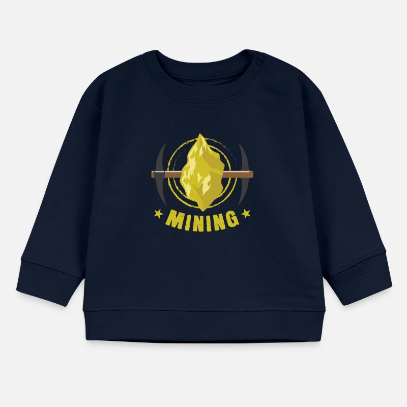 Aurum Lump "Mining" Baby Sweatshirt by Stanley/Stella
