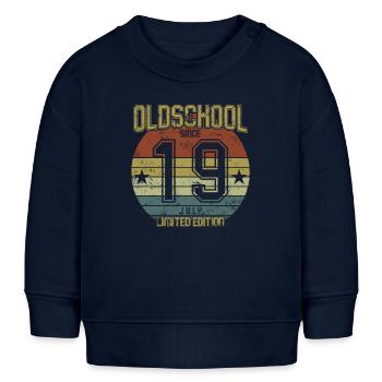 July 2019 - Birthday in July Oldschool - Baby Sweatshirt by Stanley/Stella - navy - Front