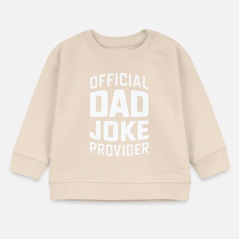 Offizieller Dad Joke Versorger Baby Organic Sweatshirt Baby Changer von Stanley/Stella