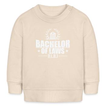 Licence en droit - Sweat bébé bio Stanley/Stella - écru doux - Devant