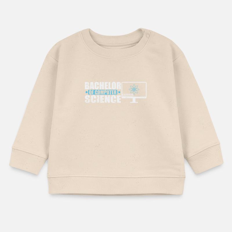 Bachelor of Computer Science Softwareentwicklung Baby Organic Sweatshirt Baby Changer von Stanley/Stella