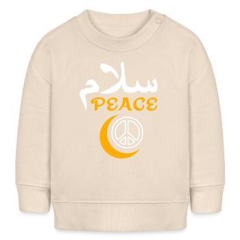 Muslim Frieden - Baby Organic Sweatshirt Baby Changer von Stanley/Stella - Natur - Vorne