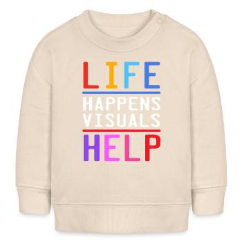 Schulpsychologe Psychologe Psychotherapeut - Baby Organic Sweatshirt Baby Changer von Stanley/Stella - Natur - Vorne