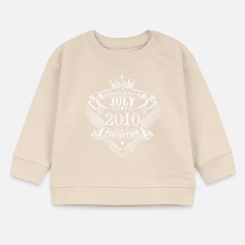 Juli 2010 Geburtstag Juli 2010 Juli Baby Organic Sweatshirt Baby Changer von Stanley/Stella