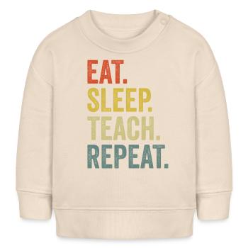 Aussage des Lehrers - Baby Organic Sweatshirt Baby Changer von Stanley/Stella - Natur - Vorne