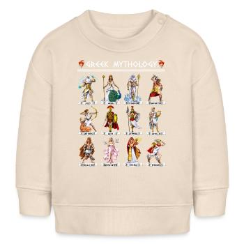 Götter der griechischen Mythologie - Baby Organic Sweatshirt Baby Changer von Stanley/Stella - Natur - Vorne
