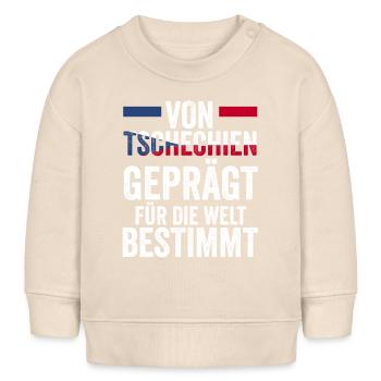 Tschechen Tschechisch Tschechien - Baby Organic Sweatshirt Baby Changer von Stanley/Stella - Natur - Vorne