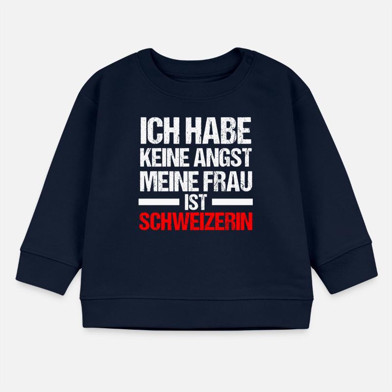 Schweizer Schweiz Baby Organic Sweatshirt Baby Changer von Stanley/Stella