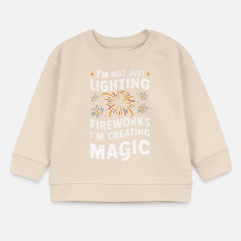 Pyrotechnics Fireworks Pyrotechnics Baby Sweatshirt by Stanley/Stella