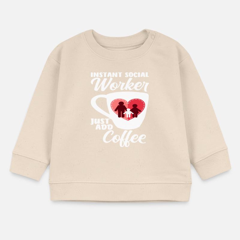 Instant Sozialarbeiter Einfach Kaffee Baby Organic Sweatshirt Baby Changer von Stanley/Stella