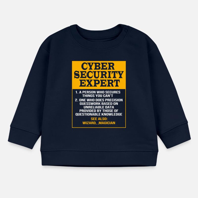 Cybersecurity Cyber Programmierer Hacker Baby Organic Sweatshirt Baby Changer von Stanley/Stella