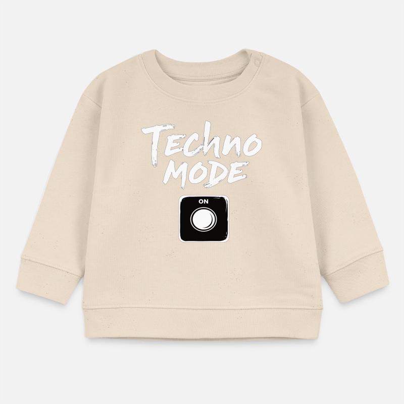 Mode Techno sur Techno Techno Musique Techno Sweat bébé bio Stanley/Stella