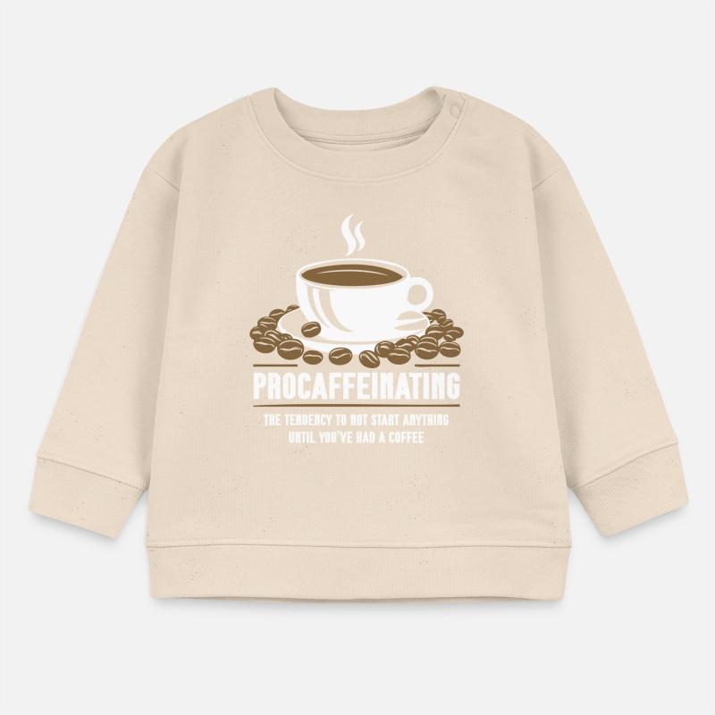 Procaffeinating Coffee Lovers Start Nothing Baby Sweatshirt by Stanley/Stella