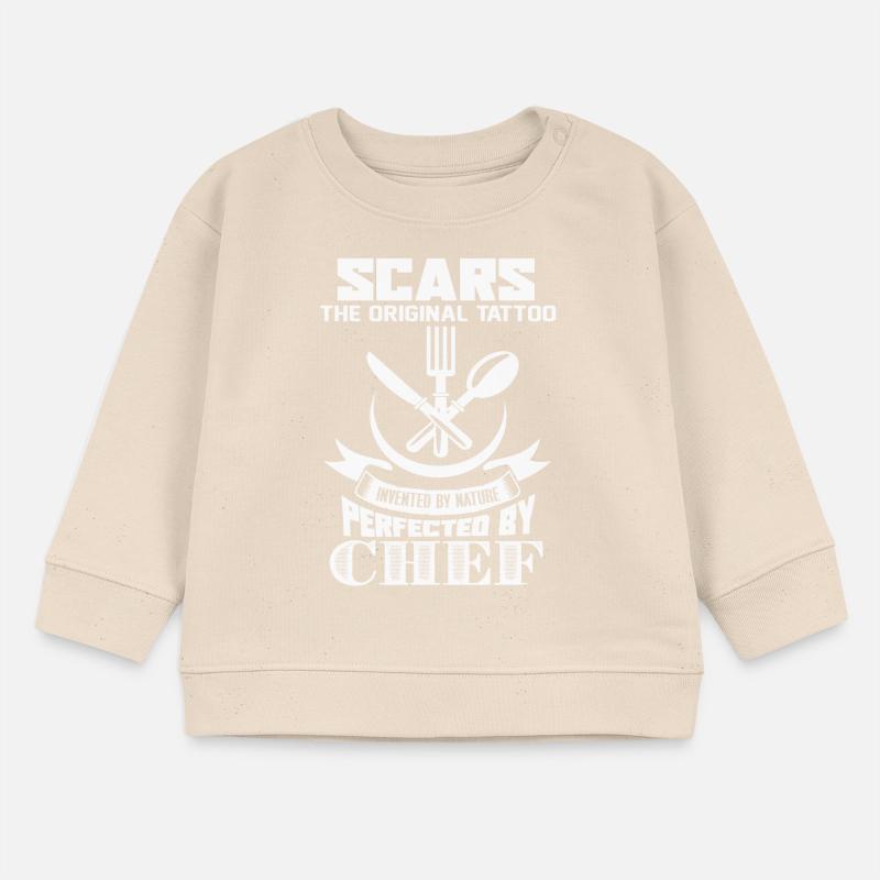 Chef Invented By Chef Perfected By Chef Baby Sweatshirt by Stanley/Stella