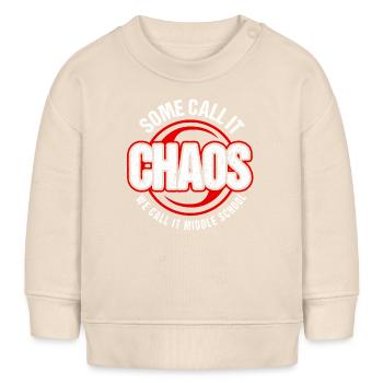 Middle School Teachers - Baby Sweatshirt by Stanley/Stella - soft Ecru - Front