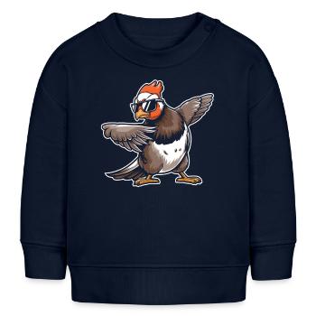 Auerhahn - Baby Organic Sweatshirt Baby Changer von Stanley/Stella - Navy - Vorne