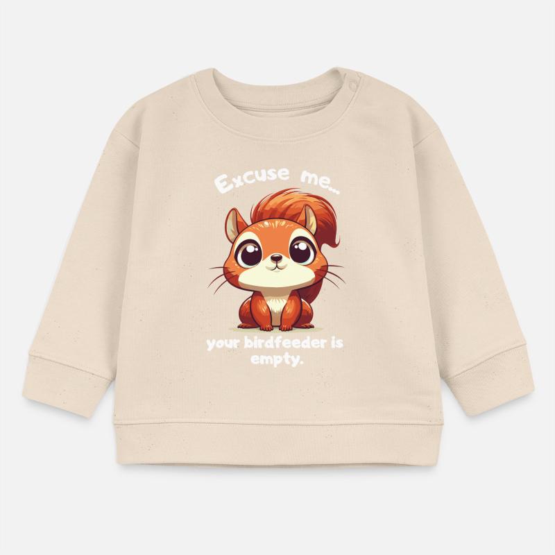 Garten Eichhörnchen Gärtner Gärtnerin Vogelfutter Baby Organic Sweatshirt Baby Changer von Stanley/Stella