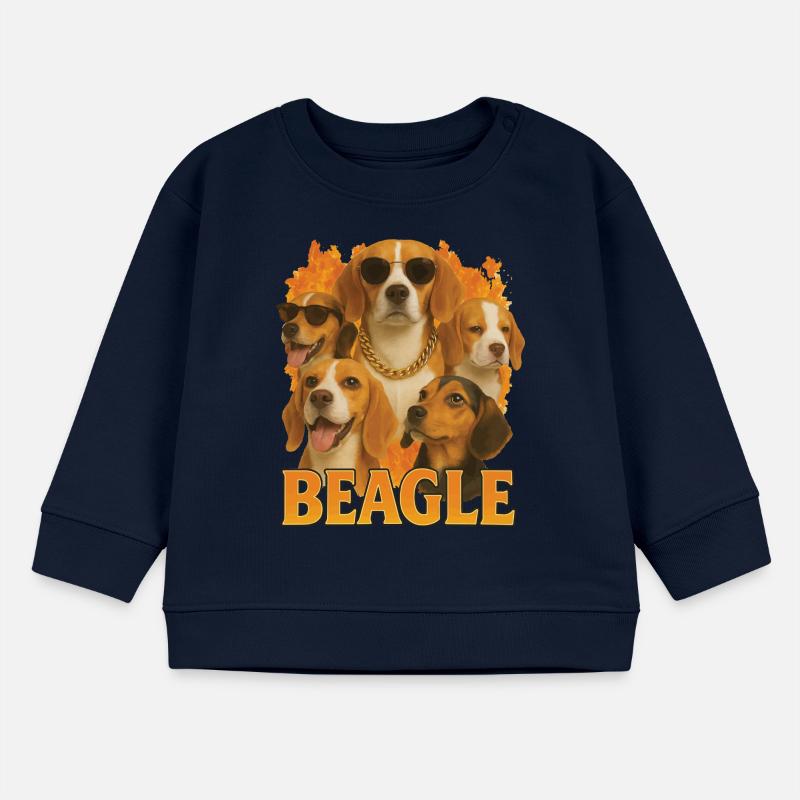 Beagle Baby Organic Sweatshirt Baby Changer von Stanley/Stella