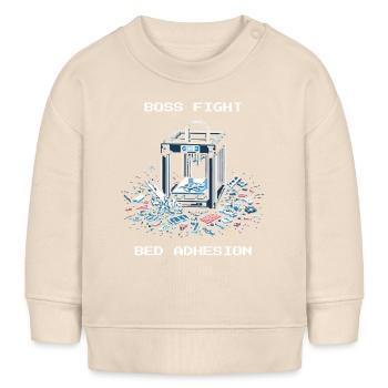 Betthaftung meistern | 3D-Druck Kalibrierung - Baby Organic Sweatshirt Baby Changer von Stanley/Stella - Natur - Vorne