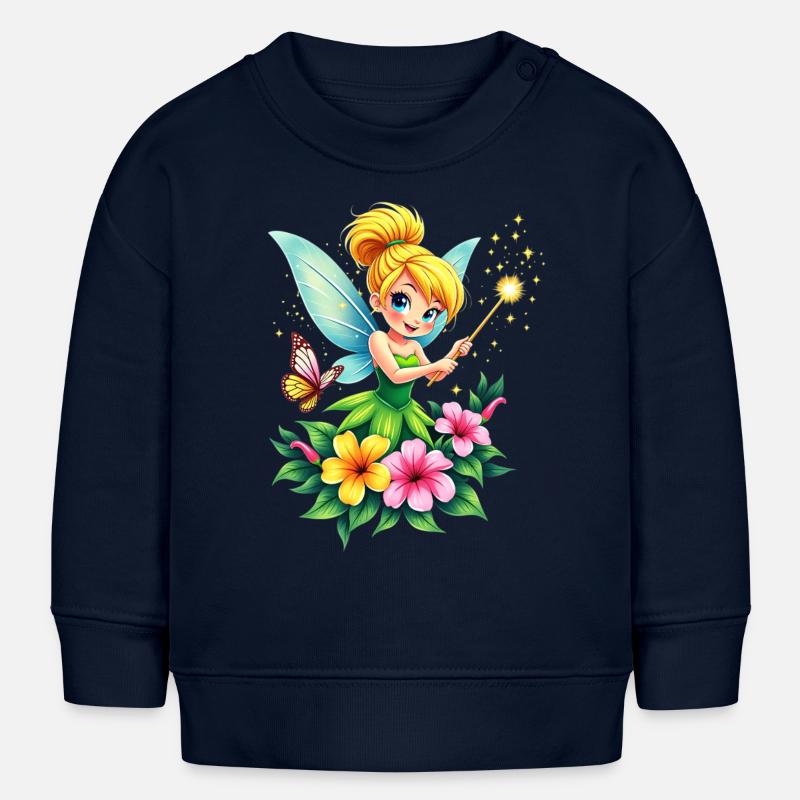 Elfee - Sweat bébé bio Stanley/Stella - bleu marine