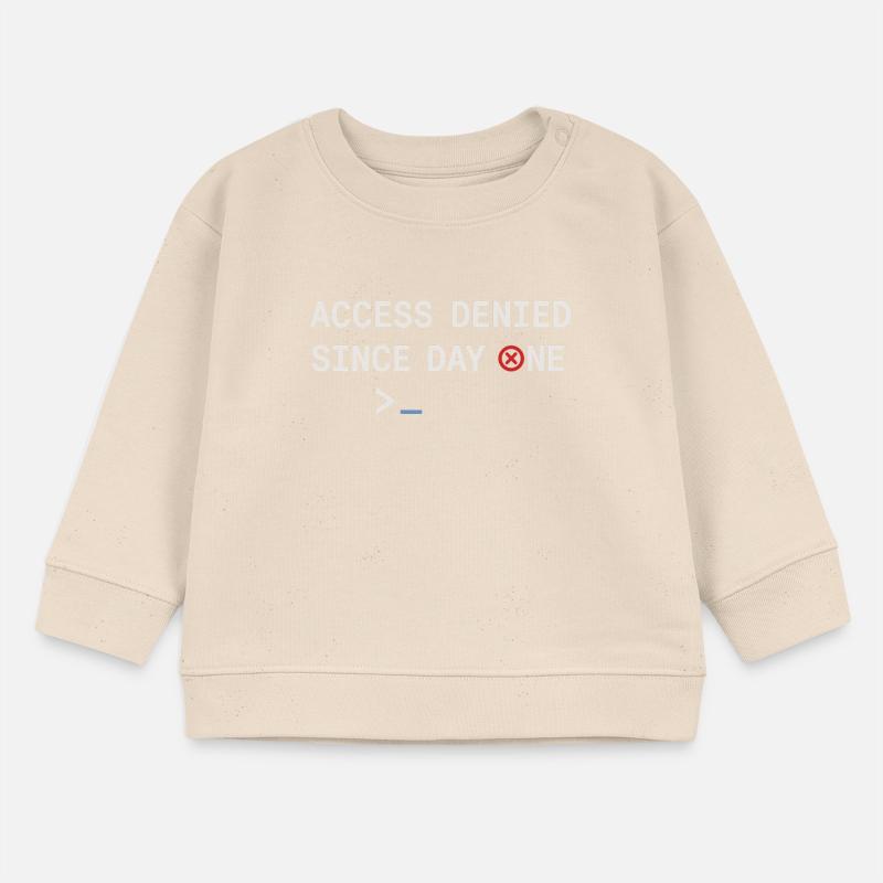 Cybersecurity Info Sec White Hat Hacker Ethical Baby Organic Sweatshirt Baby Changer von Stanley/Stella