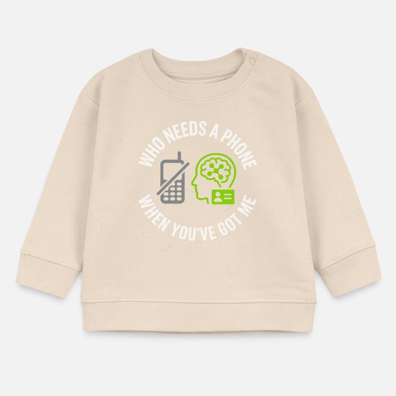 Memory Athlet Mnemonic Brain Training Mental Baby Organic Sweatshirt Baby Changer von Stanley/Stella