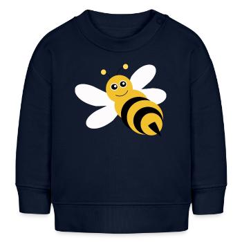 Schattig Bee Bee Bees T-shirt Imker Cadeau - Baby sweater biologisch Stanley/Stella - navy - Voor